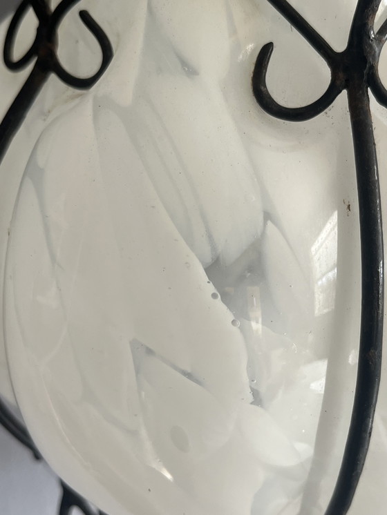 Image 1 of Venetian opaline lamp Murano