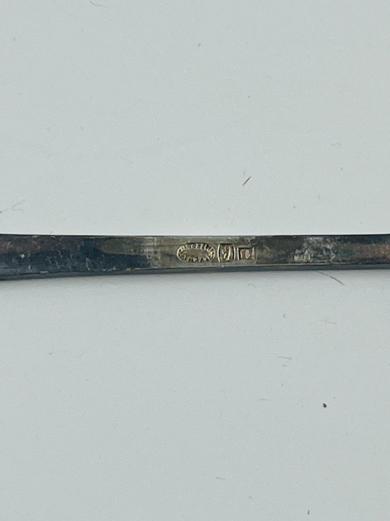 Set of 4 Souvenir Spoons Expo 58 Rare Pavilions, Cutlery Sets, Metal, Silver (photo 11 of 12)