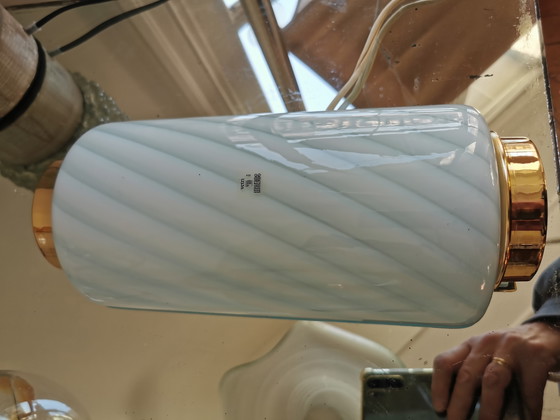 Image 1 of Vintage Murano Swirl Wall Sconces