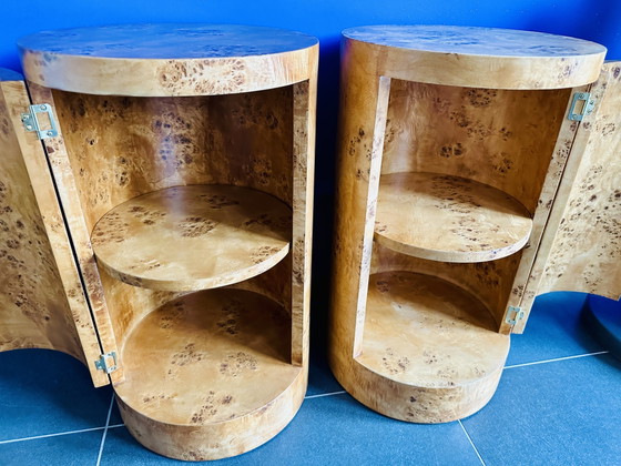 Lemon Furniture Nachtkastjes Constant Van Burl By Yaniv Chen – Decoratieve objecten, Brass, Wood (photo 10 of 14)