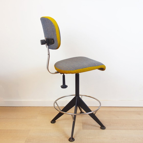 Image 1 of Vintage Desk Swivel Stool, Spain, 1960s