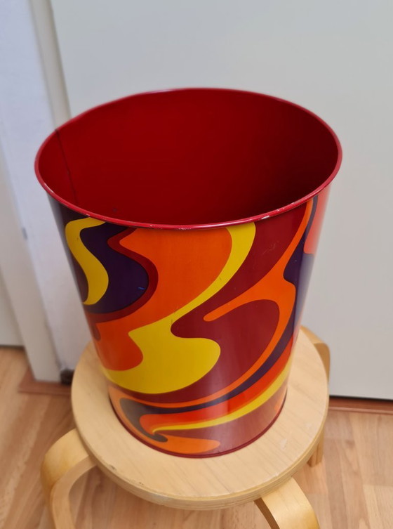 Image 1 of Tomado Trash Can Paper Bin With Artistic Design