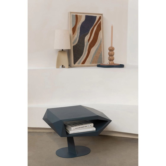 Image 1 of Table d'appoint Zuiver North bleu espace