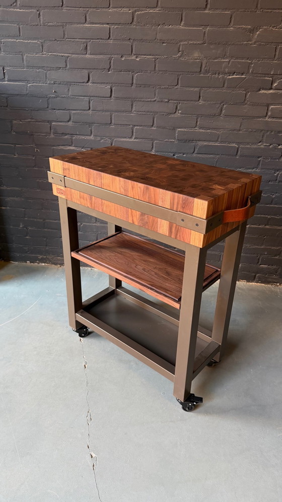 Image 1 of BINCKY VD15 – TROLLEY BUTCHER BLOCK 70X35CM