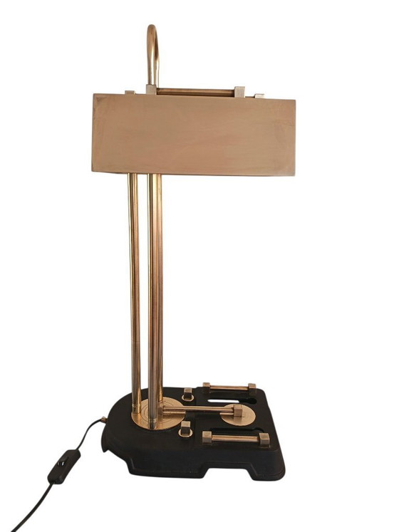 Image 1 of Lampe de table Bauhaus, prototype - Londres 1931. Design de Marcel Breuer ?