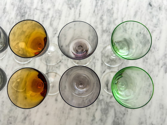 Image 1 of 12x Likörgläser italienisch 1950er Jahre