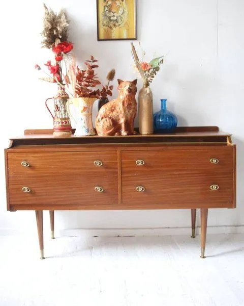 Credenze modello U453 di Jiří Jiroutek per Interier Praha, anni '60 – Legno, Mid Century Modern (photo 4 of 4)