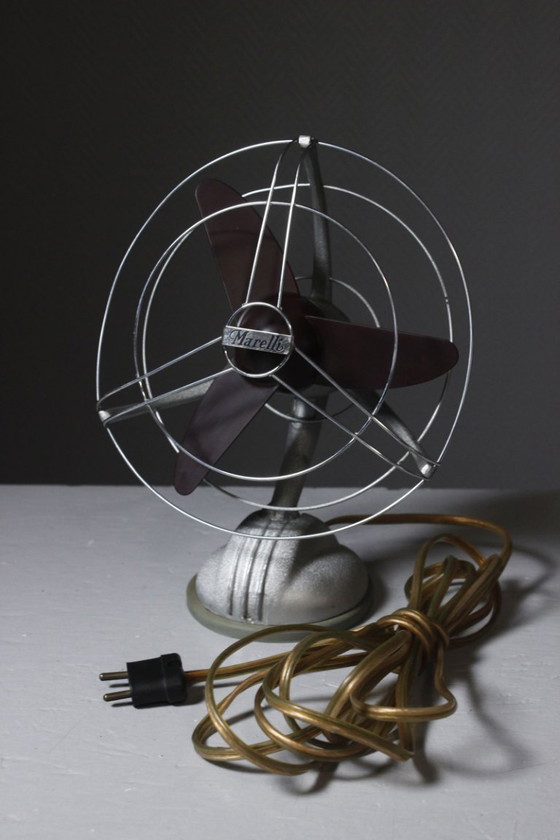 Ventilateur vintage Ercole Marelli design Streamline Italie 1950s – Objets déco, Plastic (photo 14 of 14)