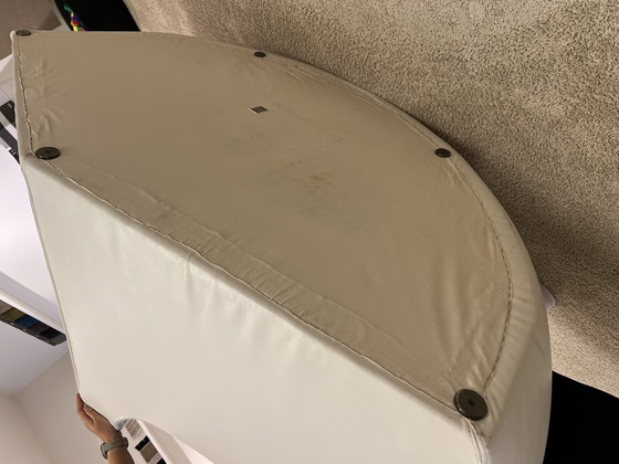 Saruyama Insel-Sitzmöbel in Weißem Leder – Moroso, Sessel, Leather (photo 7 of 9)