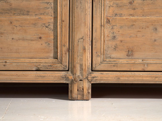 Antikes chinesisches Kiefern-Sideboard – China, circa 1930 – Brass (photo 33 of 40)