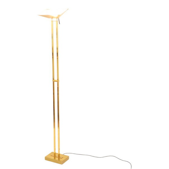 Lampadaire Golden Deknudt, design Willy Rizzo, style Hollywood Regency – Chrome (photo 13 of 16)