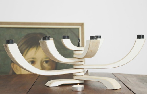 Bougeoir à 7 bras Nordic Light, Jonas Grundell pour Design House Stockholm, candélabre de style menorah (photo 2 of 18)