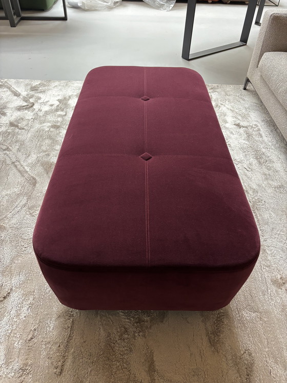 Image 1 of Minotti Jacques Ottoman Füllfederhalter, G Hunt Samt, 38 x 70 x 145 cm