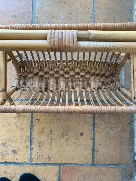 Rattan and wicker magazine racks - 1960s/70s – Retro (photo 5 of 6)