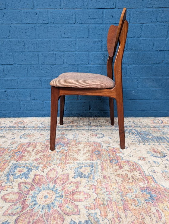 Image 1 of 4 chaises danoises vintage, années 1960