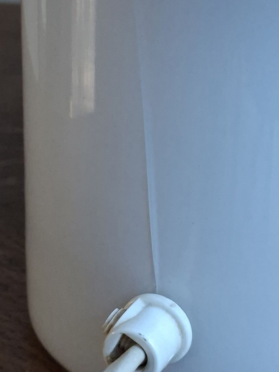 2x Lampada Fungo, bianca, anni '80 - Vetro Bianco – Lampade da tavolo (photo 11 of 11)