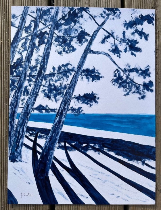 Image 1 of Ink on white fabriano paper.  Format 40x30cm.