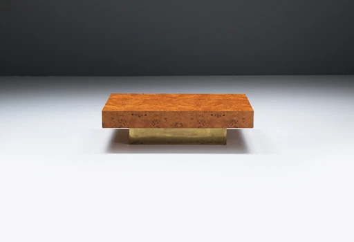 Burlwood Coffee Table - Jean-Claude Mahey - Roche Bobois