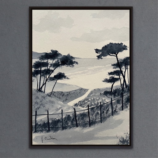Schets van de kunstenaar, 21x15 cm