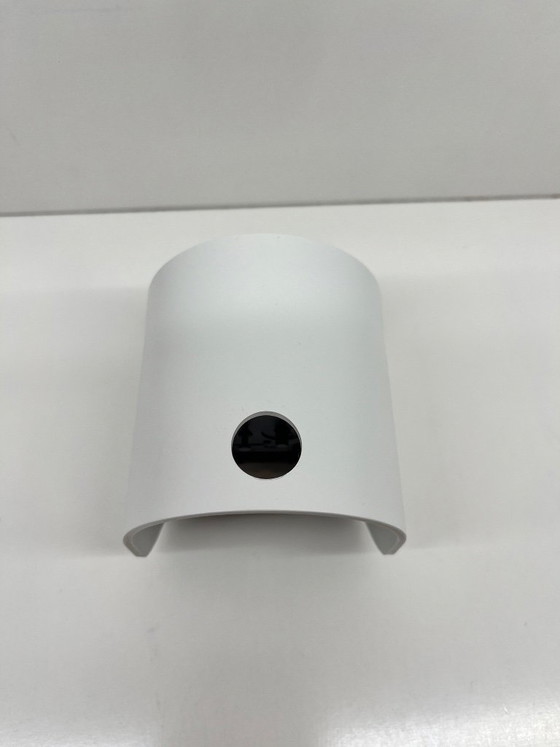 Image 1 of Joe Colombo Optic 02 Alessi ABS White Alarm Clock, Italian Design, Collector's Item