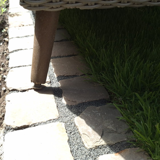 Image 1 of Tuinbank en -tafel van polyrattan