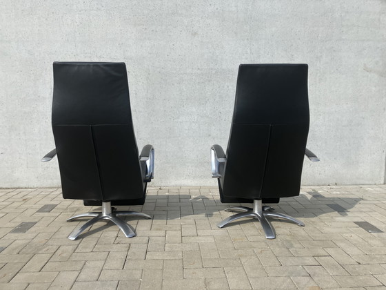 Image 1 of 2x Jori Brainbuilder relax black leather, medi, mono-move