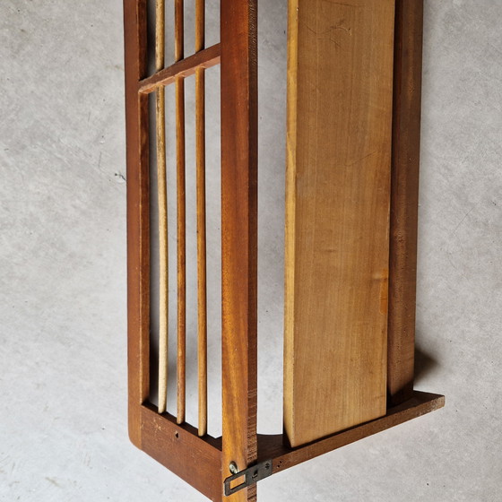 Image 1 of Appendiabiti vintage anni '60, appendiabiti da parete in legno danese