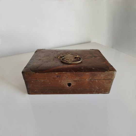 Image 1 of ANTIQUE WOODEN BOX - ART DECO