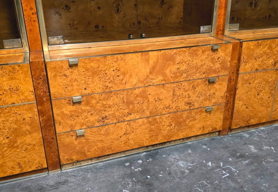 Image 1 of Set vitrines ontworpen door Jean-Claude Mahey voor Roche Bobois, 1970.