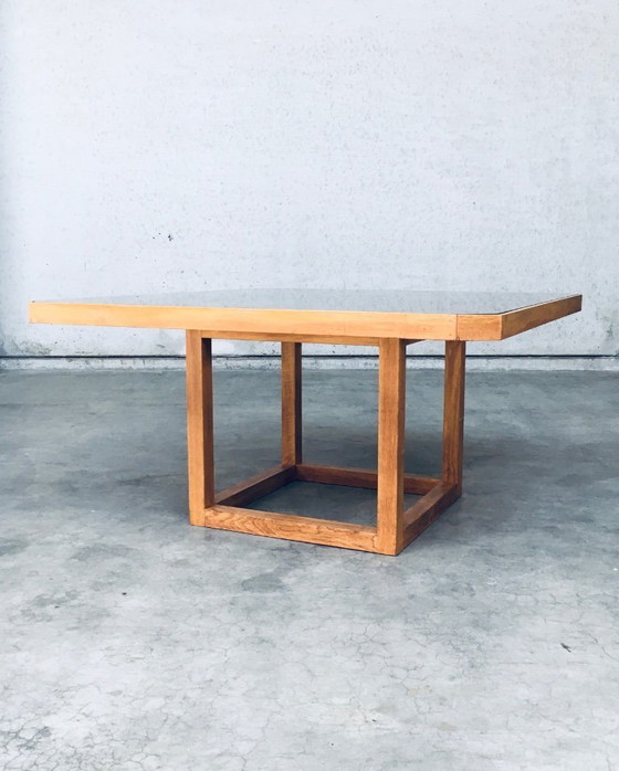 Image 1 of 1980's Postmodern Design Octagonal Square Dining Table