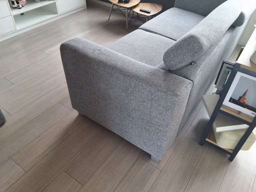 Montel 2,5-sitziges Sofa mit 2 Fußhockern