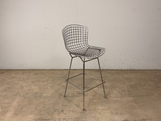 Image 1 of Harry Bertoia barkruk 427 voor Knoll International, jaren 70