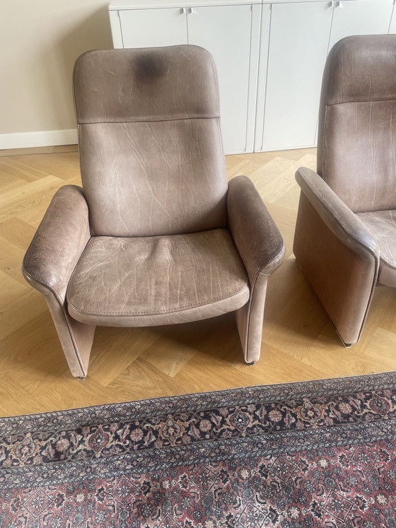 Image 1 of 4x fauteuils de Sede DS 50 Buffalo Leuren, chacun