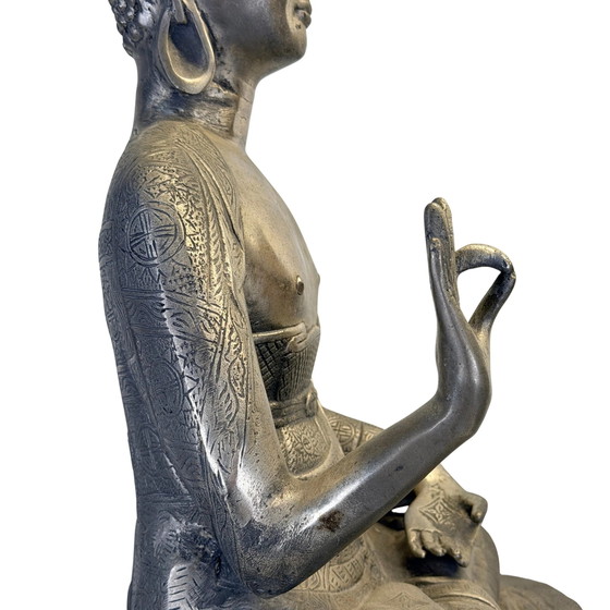 Gran Buda chino de incienso – años 80 – 85.6 cm – Esculturas (photo 10 of 11)