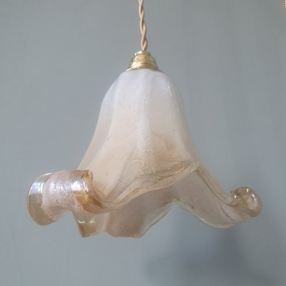 Image 1 of Set of 2 Vintage Murano pendant lamps - Mid century - Italy