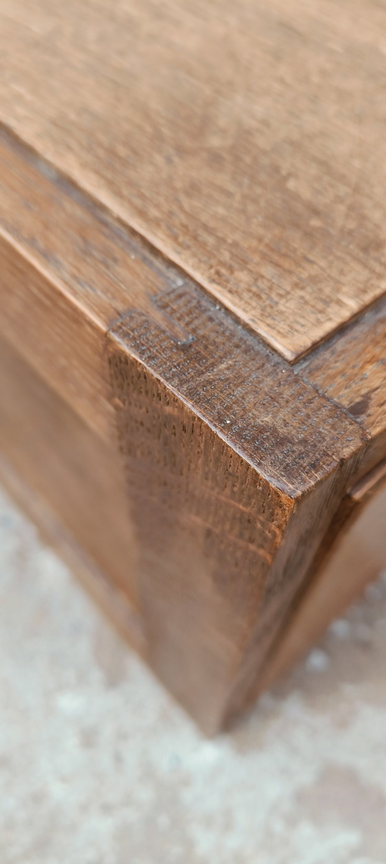 Image 1 of Mobile schedario da scrivania vintage in legno anni '20 New Objectivity