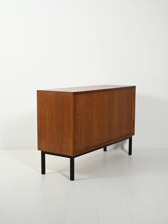 Image 1 of Scandinavian Teak Sideboard with Tambour Door