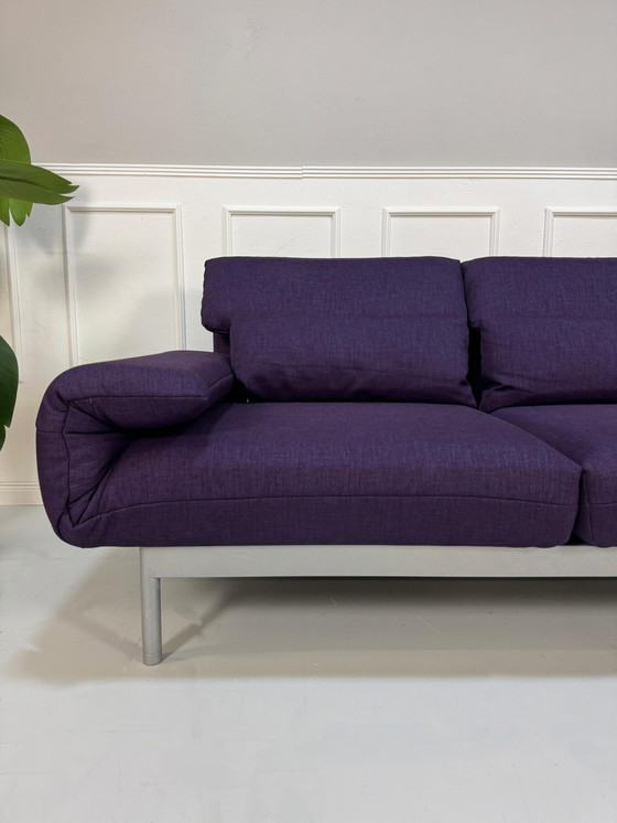 Image 1 of Tentoonstellingsmeubel Rolf Benz Plura stof aubergine