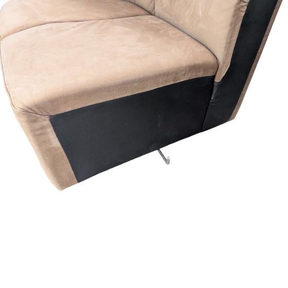 Image 1 of Canapé d'angle Walter Knoll Piccolino original, en daim, style vintage