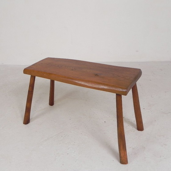Image 1 of Vintage wooden tree trunk side table, 1960s