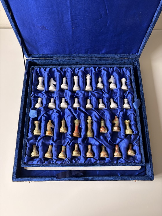 Vintage onyx chess set – Decorative Objects, Marble (photo 8 of 9)