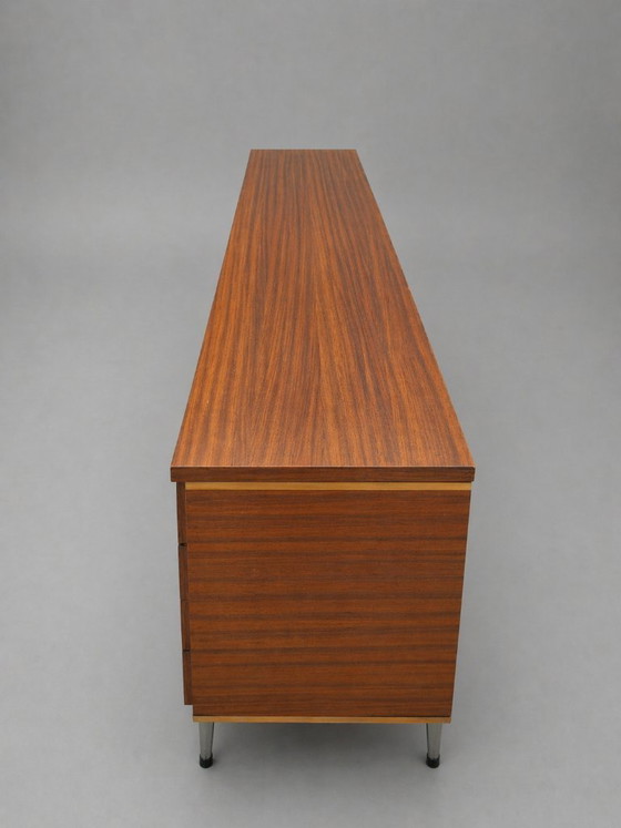 Image 1 of Teak-Lowboard im Mid-Century-Stil – Jos De Mey für Pauvers – Belgisches Design