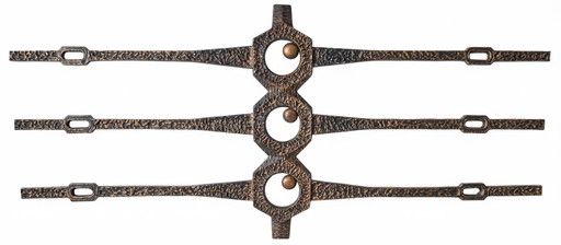 Gran escultura mural brutalista