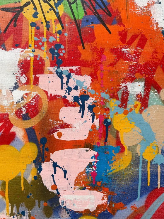 Image 1 of REYES - Street Abstraction - Artist's Canvas