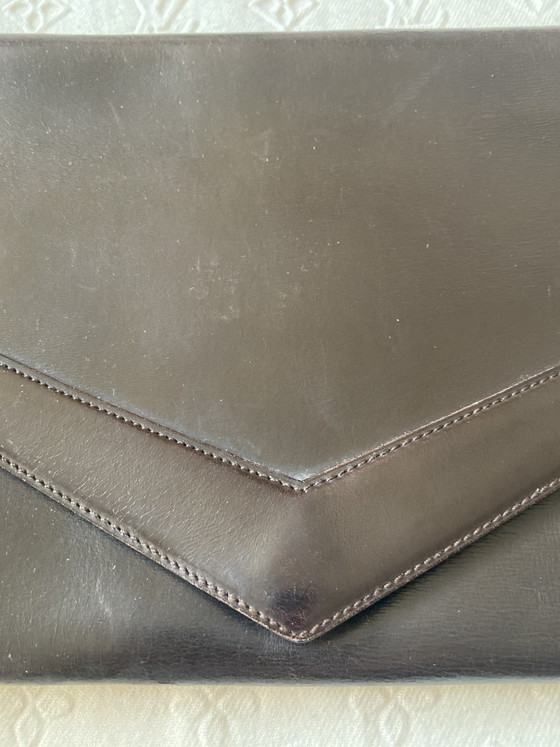 Image 1 of Delvaux clutch vintage nappa brown