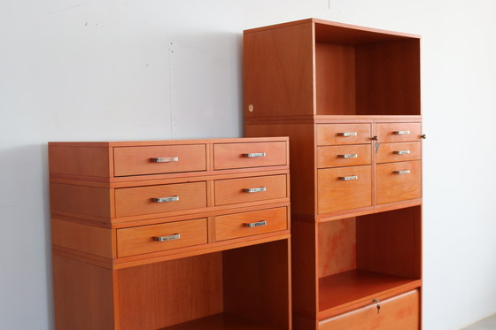 Image 1 of Mobiletto modulare per ufficio vintage