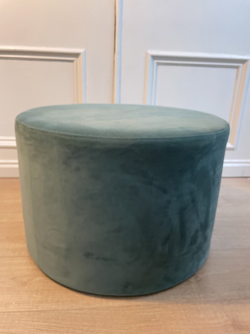 Westwing pouf green velvet