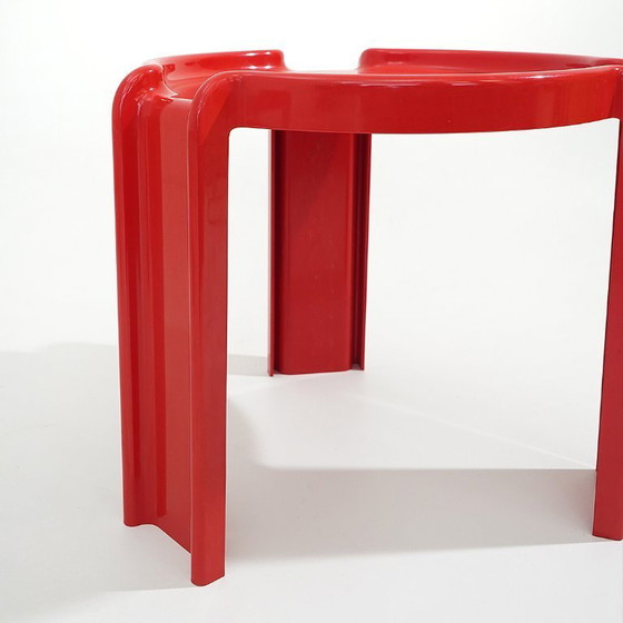 Image 1 of 3 coffee tables by Giotto Stoppino for Kartell, 1960s