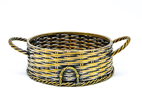 Early 20th Century Bottle Stand From Kölner Werkstätte – Table accessories, Metal, Brass (photo 13 of 14)