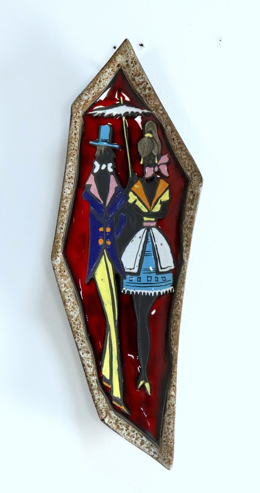 San Marino Wall Decoration Ceramic Vintage